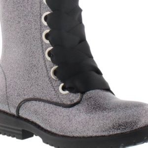 Circus- Sam Edelman Girls Metallic Moto Boots Sz1